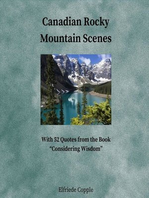 cover image of Canadian Rocky Mountain Scenes